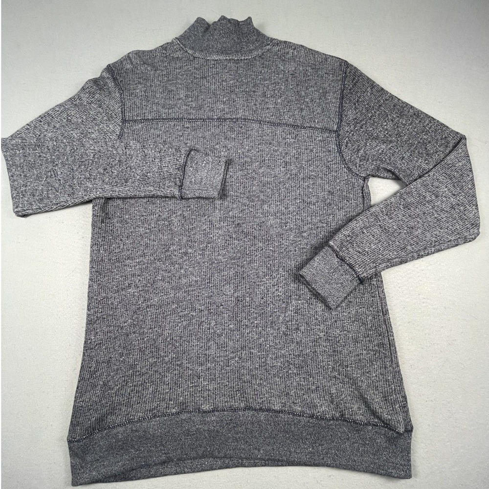 MV Sport Pullover Men L Grey Auburn Tigers Quarter Zip Button Mock Neck Marled - Picture 11 of 11